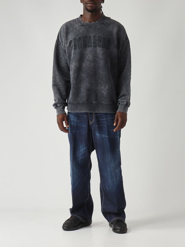 2. Vaqueros para hombre de algodón elástico con spandex Denim Oscuro Dsquared2 s74lb1715d30010