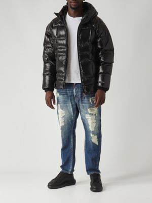 2. Jeans uomo Bro in denim di cotone Denim Medio Dsquared2 s74lb1752d30011