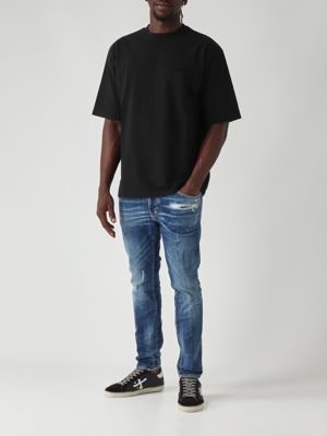 2. Herren-T-Shirt aus Baumwolle Schwarz Dsquared2 s74gd1457s24583