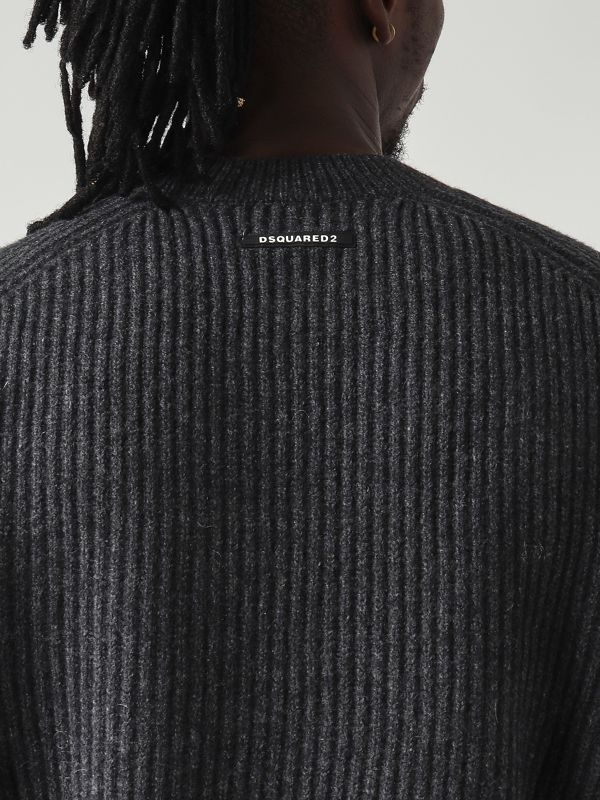 Pull Gris Chiné En Laine Et Mohair Esprit - Taille M (M/L) - Occasion Très Bon état