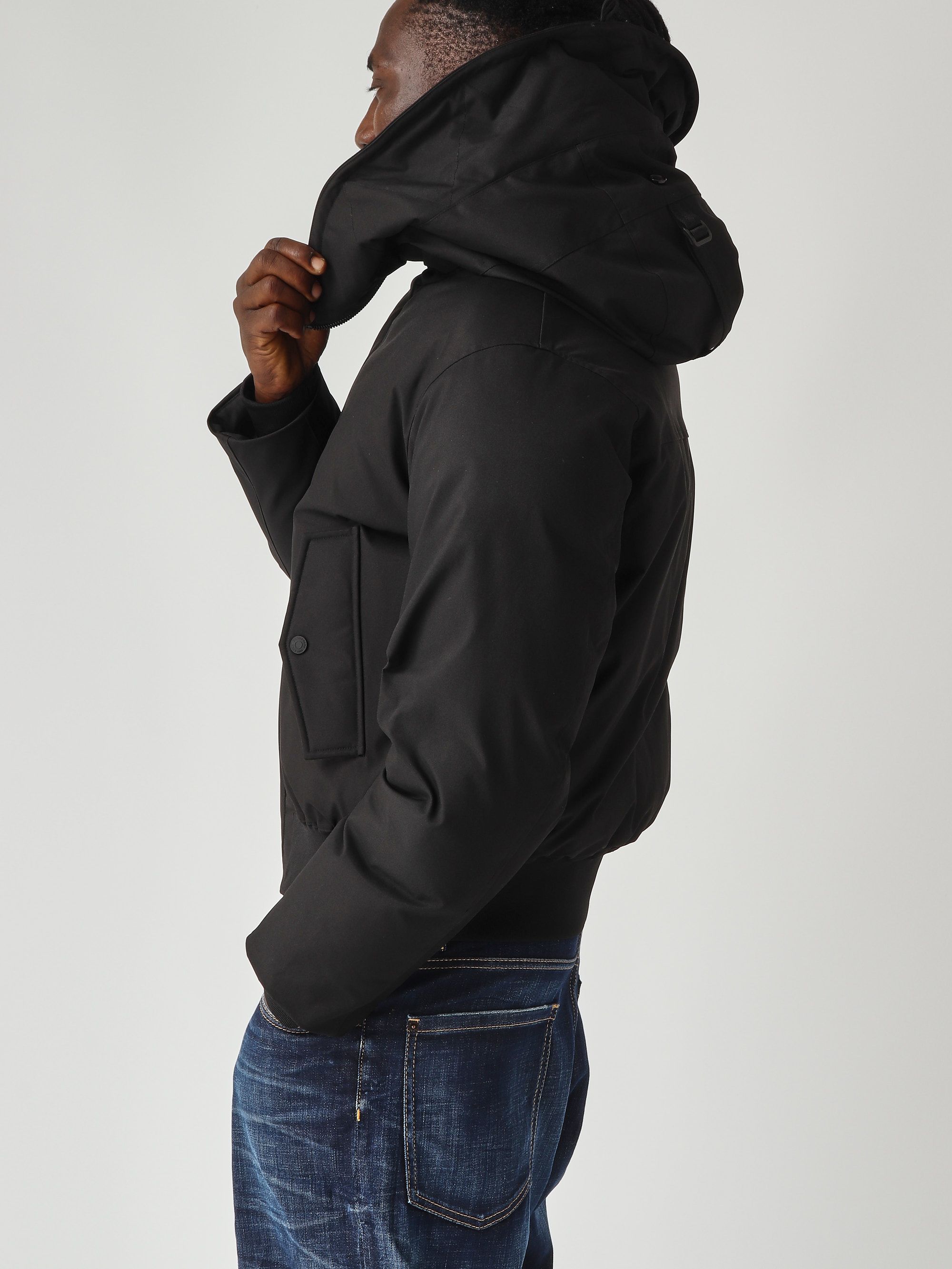 Replay Giacca Uomo XS Blu Leggera Stretch Cotone Non Foderata