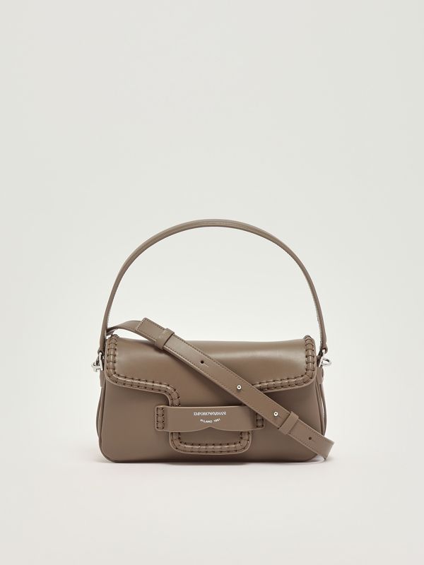 4. Borsa donna in pelle liscia Tortora Emporio Armani ew002806af17655
