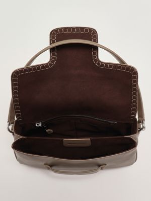 4. Sac en cuir lisse pour femme Tourterelle Emporio Armani ew002806af17655