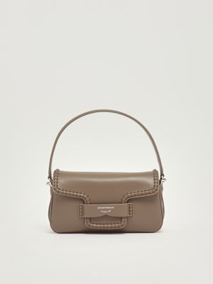 Smooth leather bag for women Turtledove Emporio Armani
