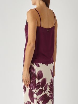 4. Damentop aus Viskose Trester Twinset 252tp2481