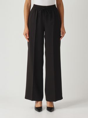 Damenhose aus Crêpe Schwarz Twinset