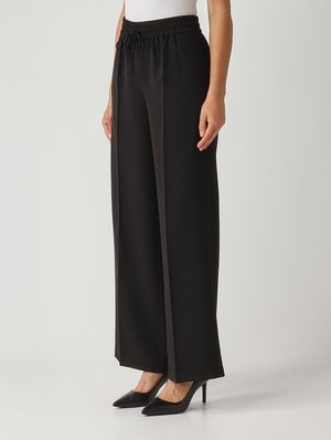 3. Women's crepe trousers Black Twinset 252tp2611