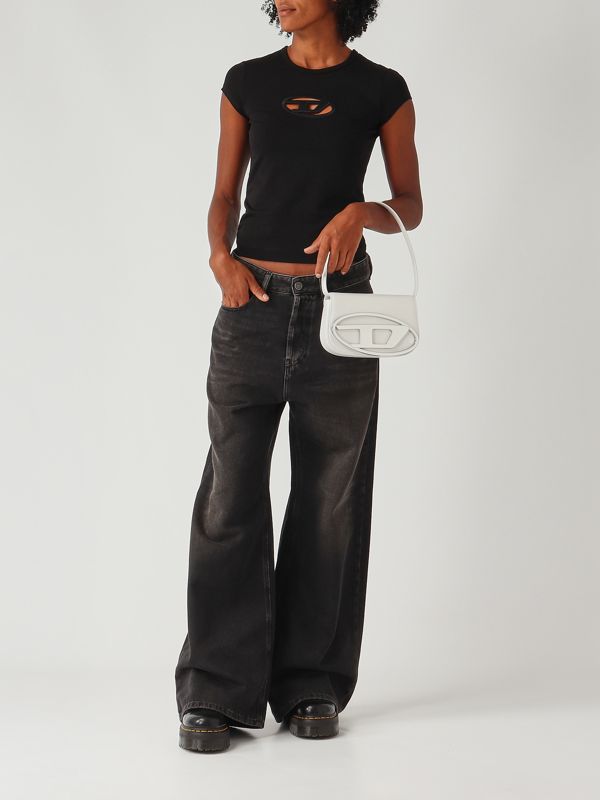 2. T-Angie cotton T-shirt for women Black Diesel a062680afaa