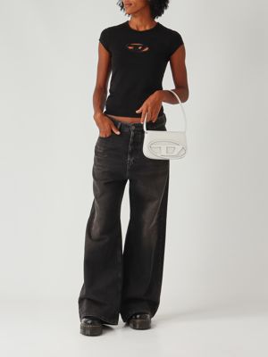 2. T-Angie-T-Shirt aus Baumwolle für Frauen Schwarz Diesel a062680afaa