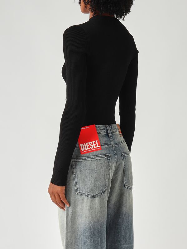 4. M-Valari viscose blend top for women Black Diesel a153280dlax