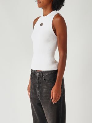 3. M-Caddix Oberteil für Frauen aus Viskosemischung Weiß Diesel a174500dlax