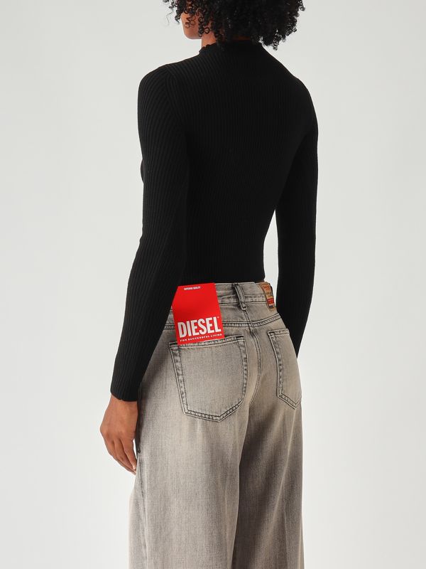 4. M-Olina wool top for women Black Diesel a189040plbf