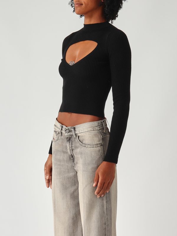 3. M-Olina wool top for women Black Diesel a189040plbf