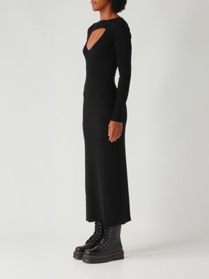 3. Robe M-Oloni en laine pour femme Noir Diesel a189050plbf