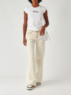 2. Damenjeans D-Akemi L.32 aus Stretch-Baumwolle Schmutziges Weiß Diesel a0362409m70