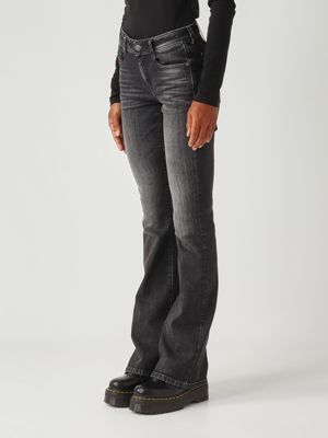 3. Jeans donna D-Abbey L.32 in cotone stretch Antracite Diesel a1100309l98