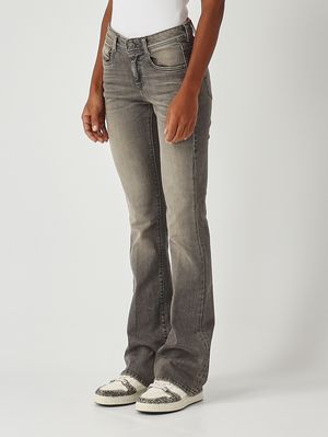 3. Damenjeans D-Ebbey aus Stretch-Baumwolle Grauer Denim Diesel a1100309l99