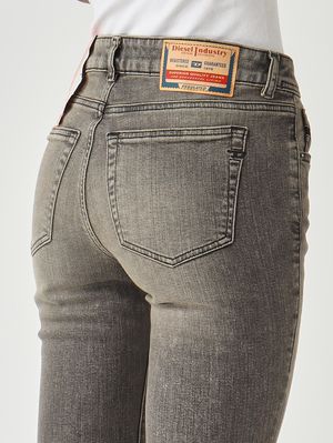5. Damenjeans D-Ebbey aus Stretch-Baumwolle Grauer Denim Diesel a1100309l99