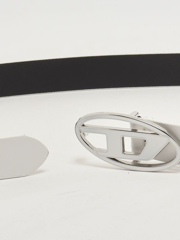 2. Cinturón de mujer B-1DR 25 de cuero Blanco Diesel x09716p1245