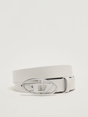 1. Cinturón de mujer B-1DR 25 de cuero Blanco