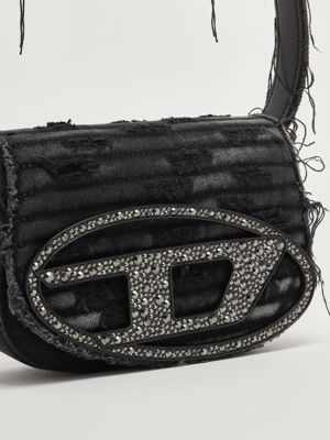 6. Damentasche 1DR aus Denim Schwarzer Denim Diesel x08396p8398