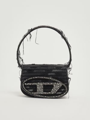 Borsa donna 1DR in denim Denim Nero Diesel