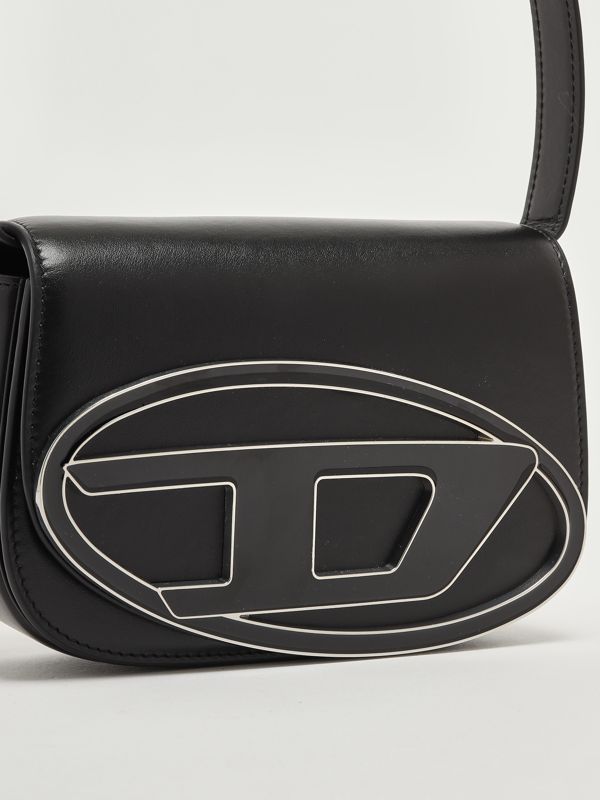 6. Borsa donna 1DR in pelle nappa Nero Diesel x08396pr818