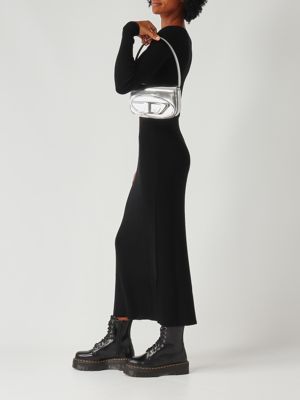 6. Sac 1DR en cuir pour femme Argenté Diesel x08396ps202