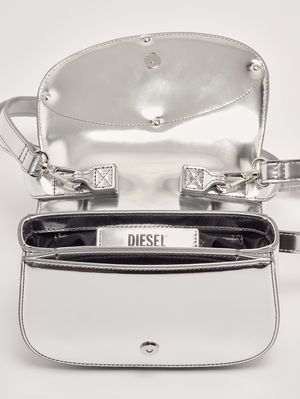 5. Sac 1DR en cuir pour femme Argenté Diesel x08396ps202