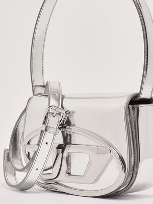 3. Sac 1DR en cuir pour femme Argenté Diesel x08396ps202