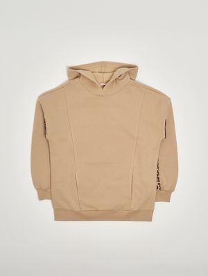 Girl's cotton blend sweatshirt Camel Liu Jo