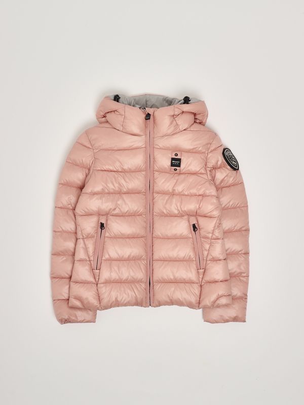 1. Girl's jacket in glossy fabric Pink Blauer 25wblgc02391006648