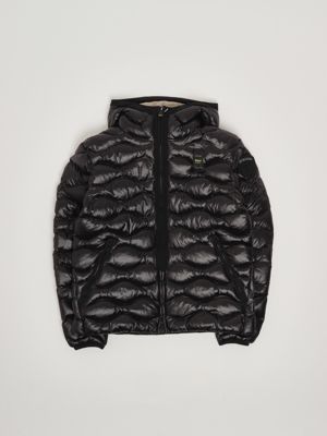 Kinderjacke Bryant aus Nylon Schwarz Blauer