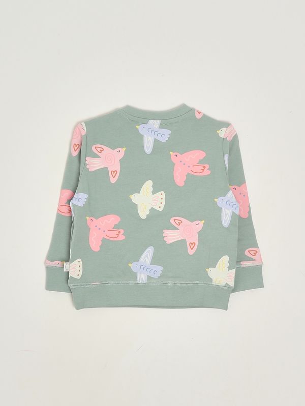 2. Sudadera de bebé de algodón Gris-Multicolor Stella McCartney tx4070z3206