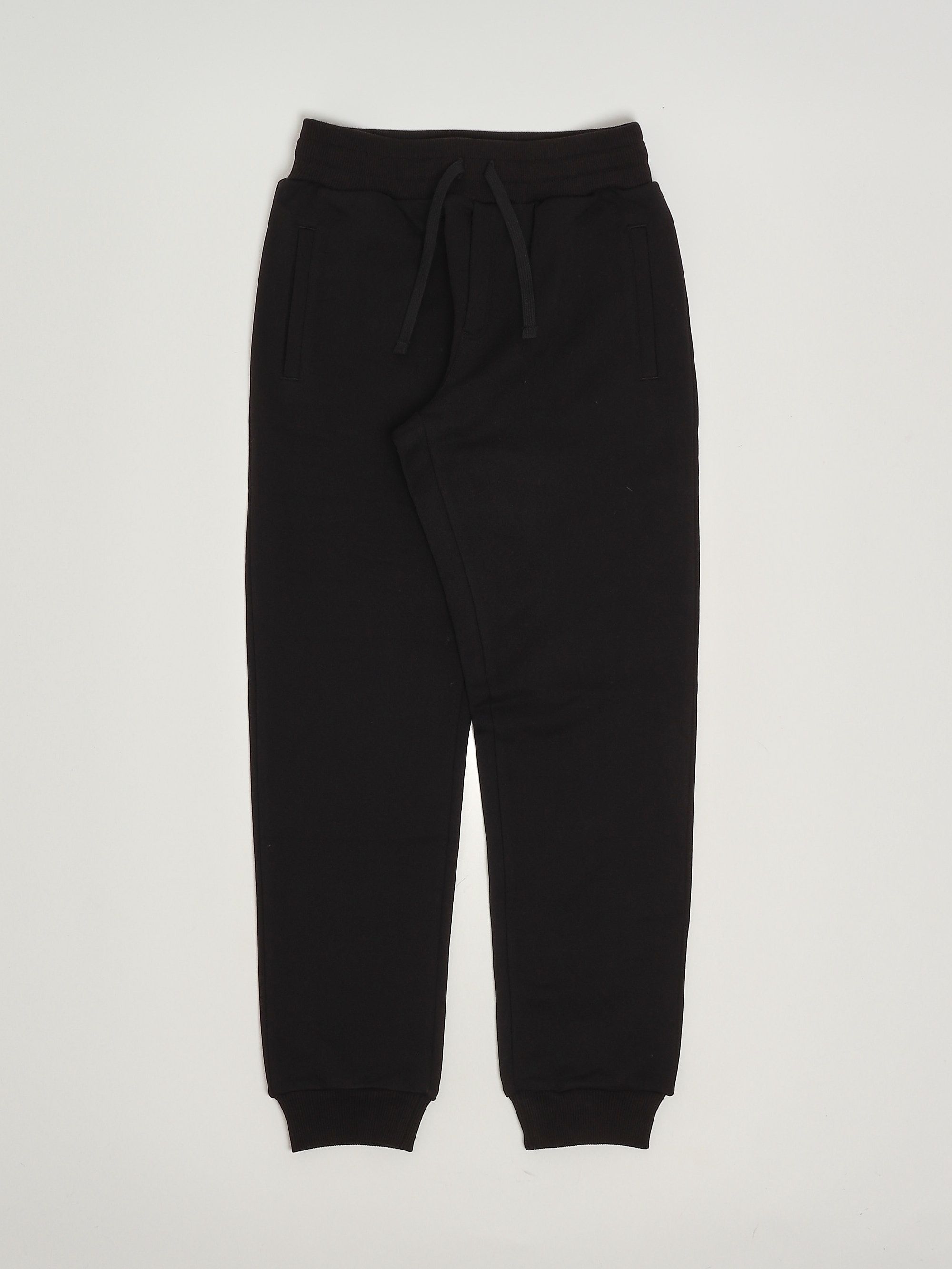 Gcds pantaloni joggers bambino con logo nero