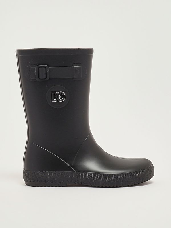 1. Stivaletto bambina in gomma Nero Dolce e Gabbana dd0323aa615