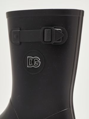 5. Stivaletto bambina in gomma Nero Dolce e Gabbana dd0323aa615