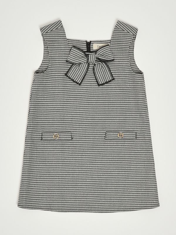 1. Abito bambina in viscosa stretch Pied De Poule Twinset 252gb2023