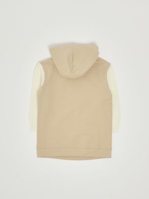 2. Abito bambina in felpa di cotone stretch Beige Twinset 252gb209a