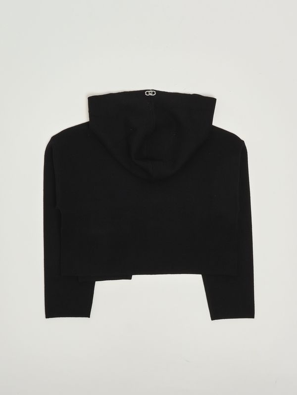 2. Felpa bambina in misto viscosa Nero Liu Jo gf5085ma12p