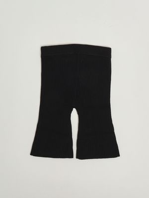 2. Pantalón para recién nacido de punto canalé Negro