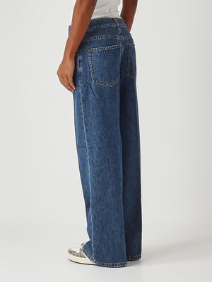 4. Lovely cotton blend jeans for women Dark Denim Pinko 104600a2rq