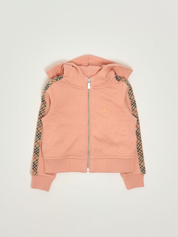 1. Elin Baumwoll-Sweatshirt für Mädchen Rosa Burberry 8109361