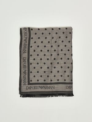 Emporio Armani men's scarf in modal blend 6252564f83 Brown