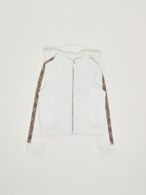 Sweatshirt Elin en coton pour garçon Blanc Burberry