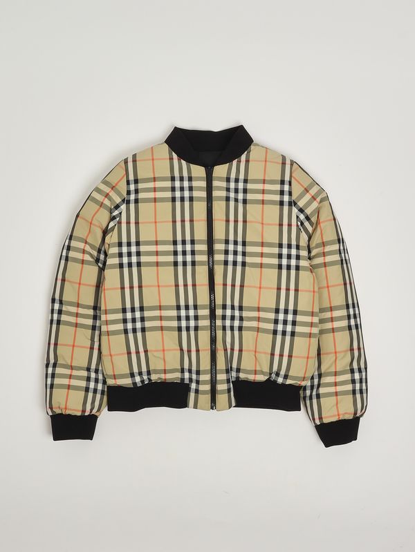 Burberry Boys' nylon parka - Black | Caposerio.com