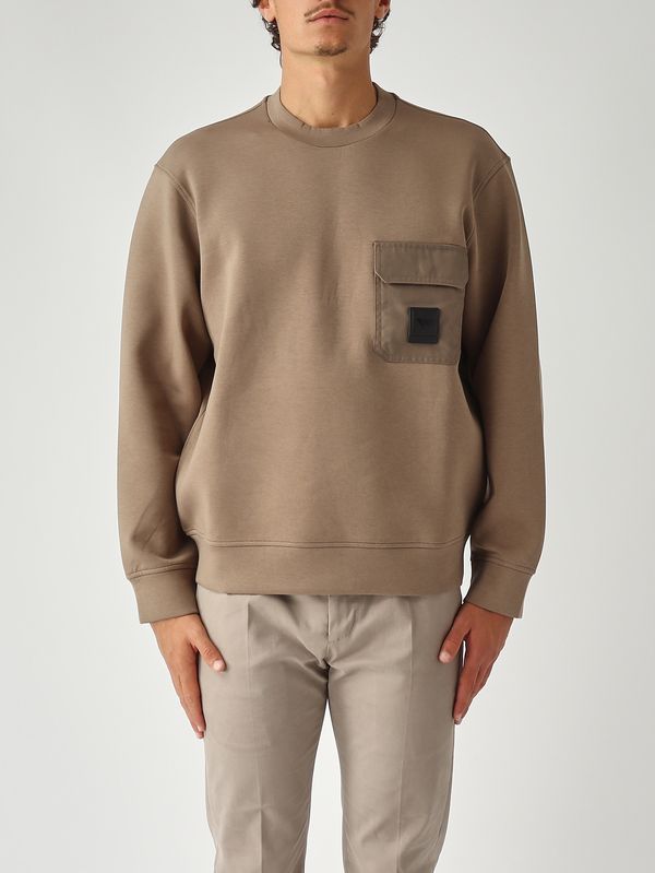 1. Sudadera de hombre de punto doble Nuez Emporio Armani em002925af10013