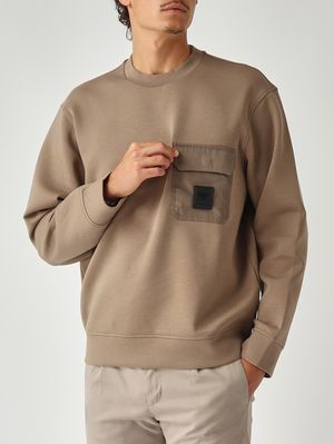 5. Sudadera de hombre de punto doble Nuez