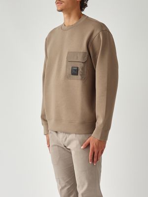 3. Sudadera de hombre de punto doble Nuez