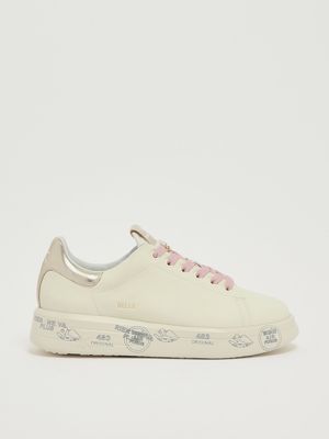 h you ページ Hogan H Stripes leather sneakers with perforated H for women